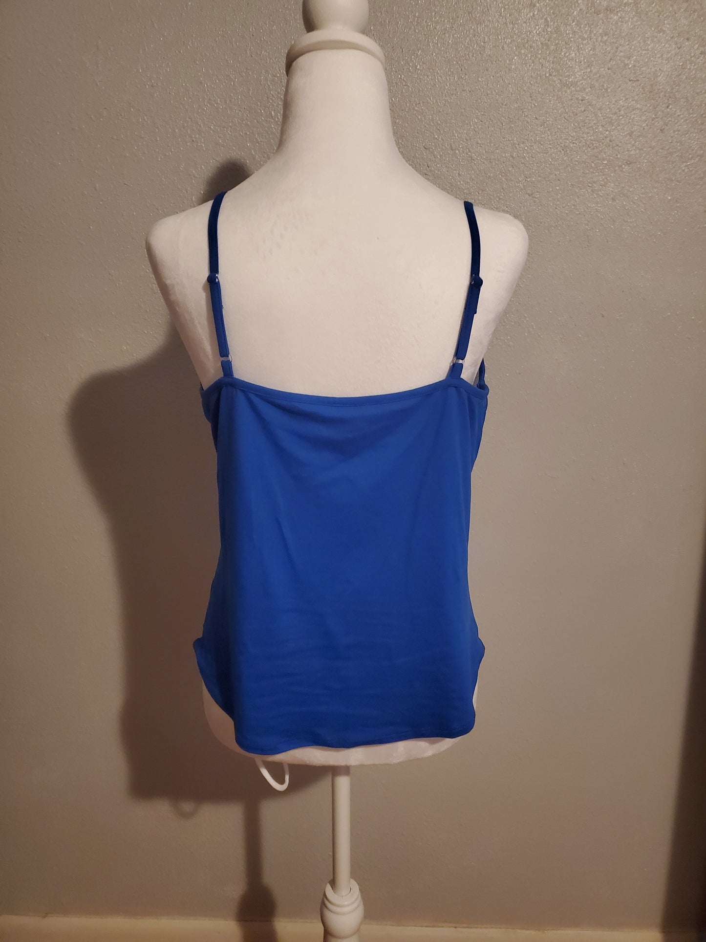 No Boundaries Blue Adjustable Strap Tank Top - Size XL (15-17) - Like New