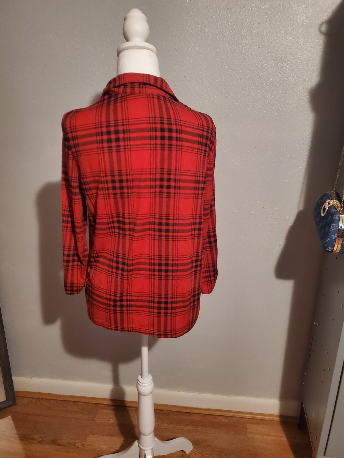 Flannel Black/Red Blazer 6F