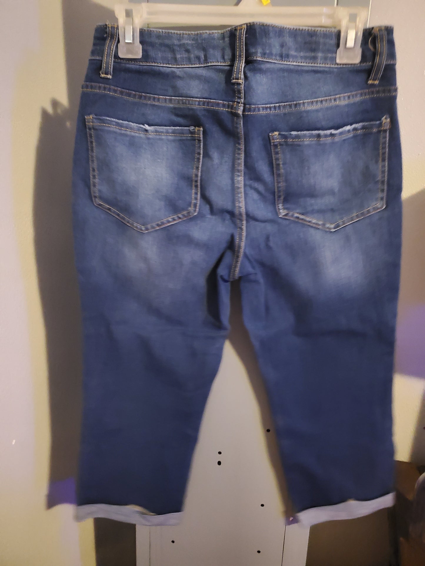 Dark Wash Capri Jeans 25A