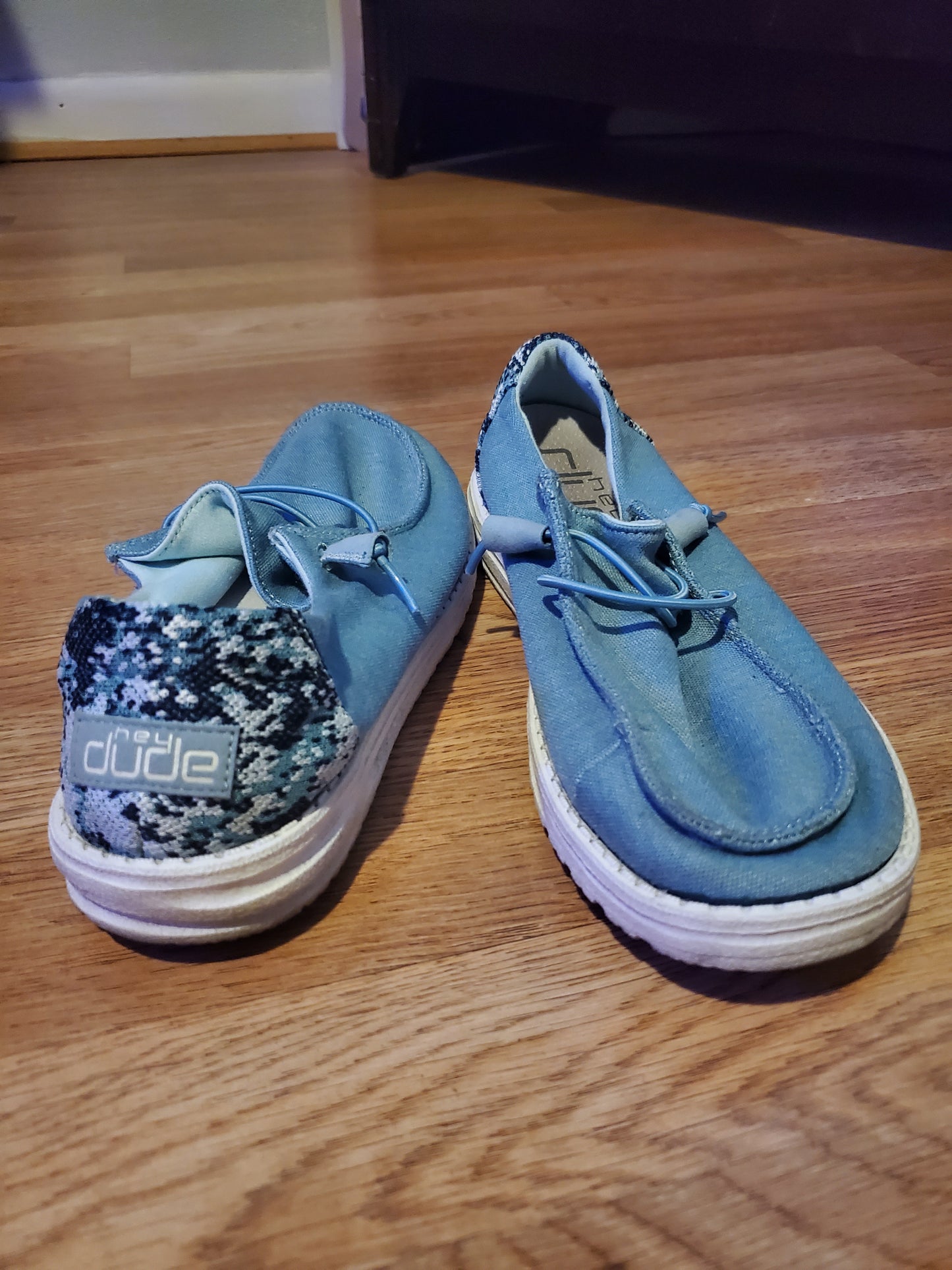 Light Blue Hey Dude Shoes