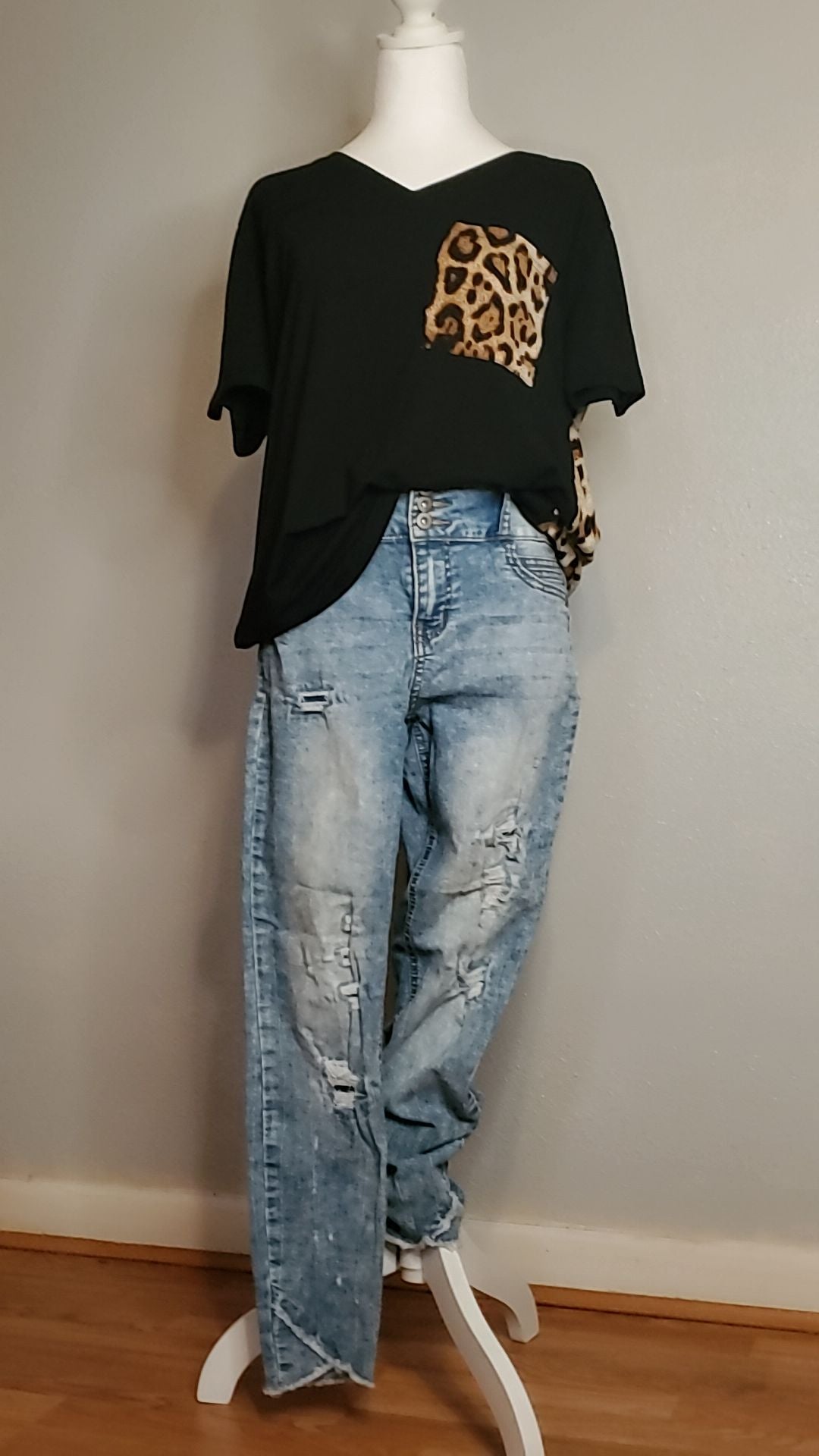 High Rise Skinny Jeans Size 13 - Dark Wash Stretch Denim 22E