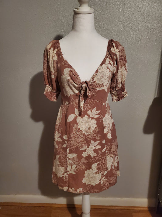 Tropical Coral Sundress 1G