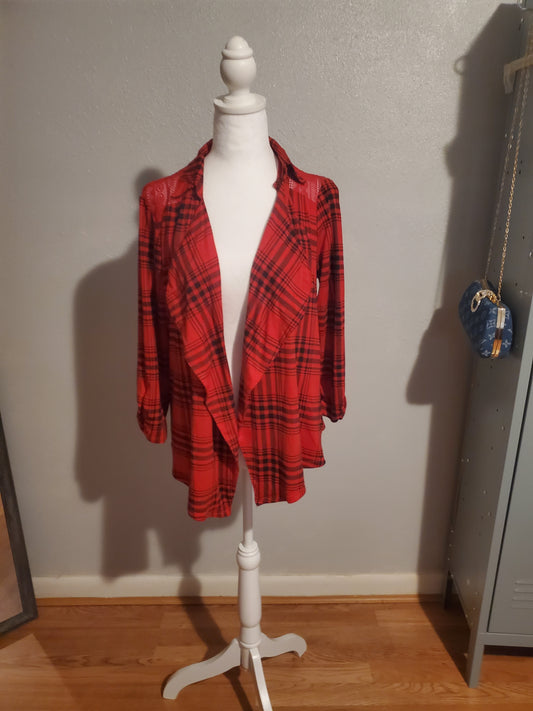 Flannel Black/Red Blazer 6F