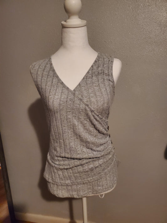 Gray Sweater Tank 10A