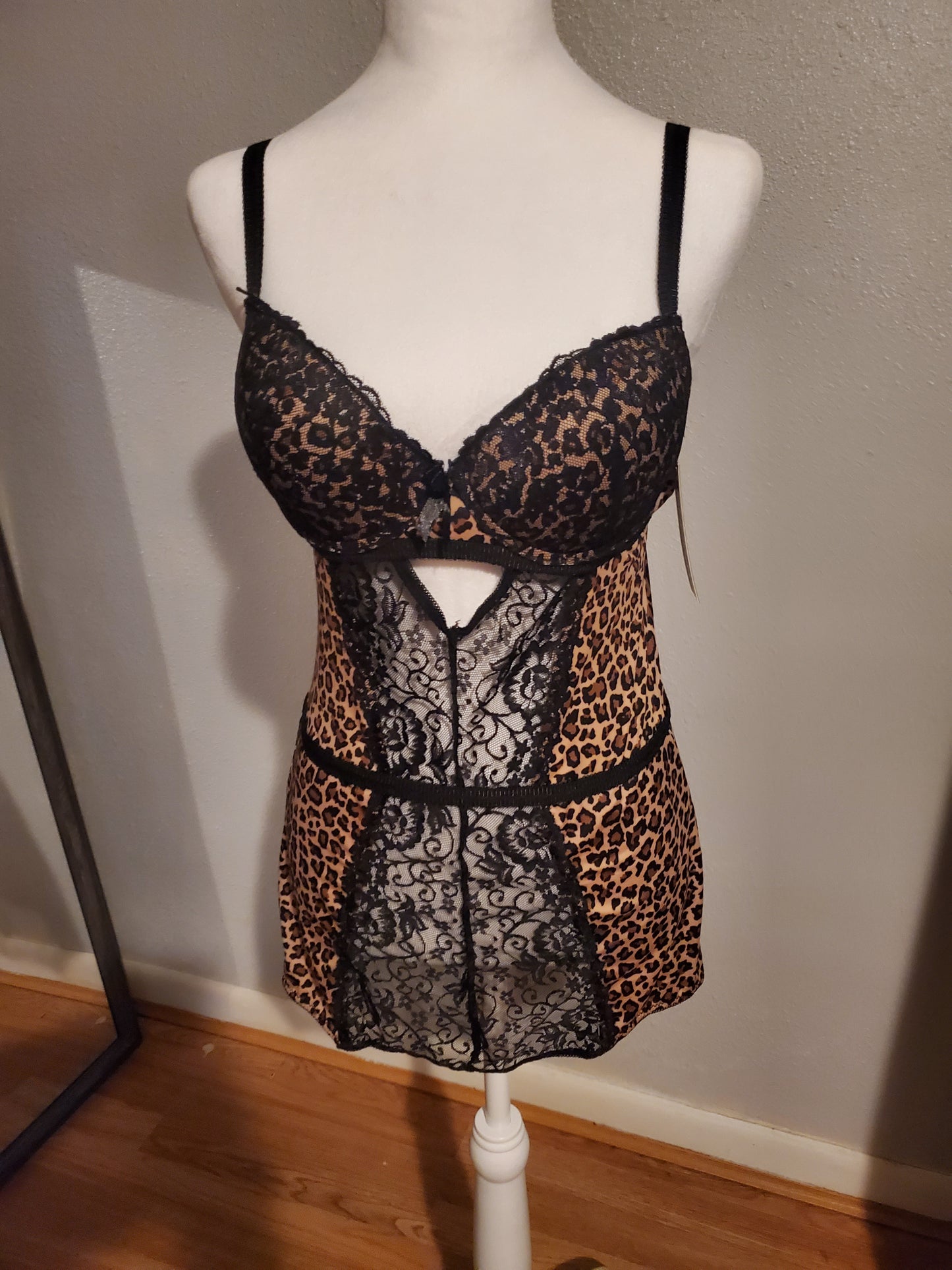 Leopard Lingerie Dress 3I