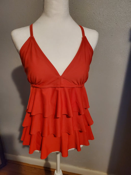 Red Swimsuit Top 8J