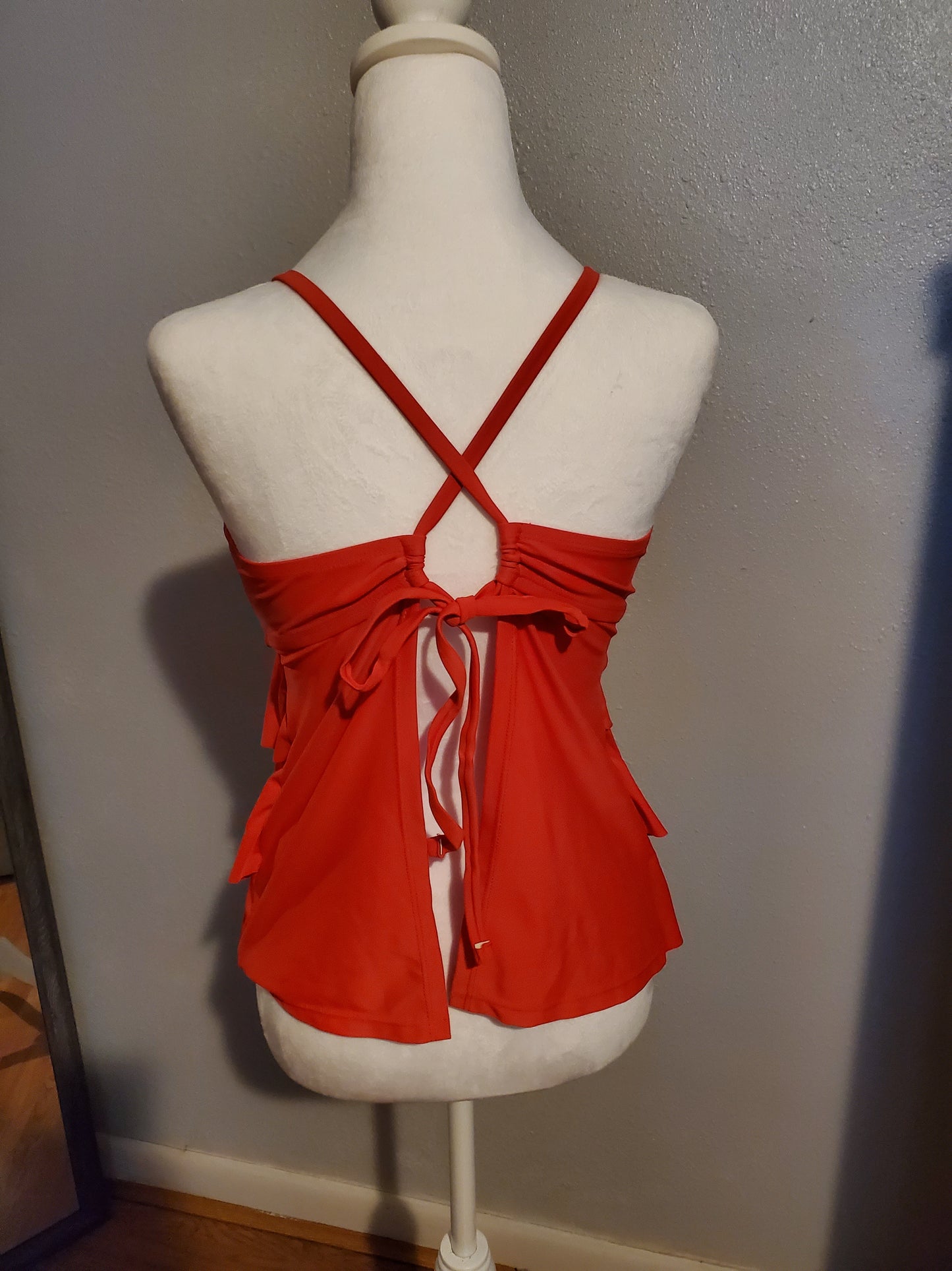 Red Swimsuit Top 8J
