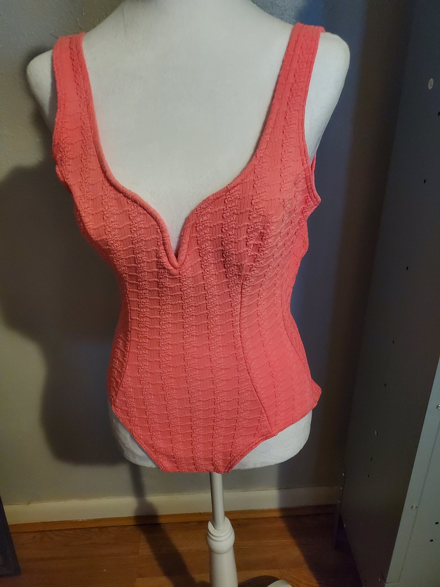 Pink One Piece Bathing Suit 13J