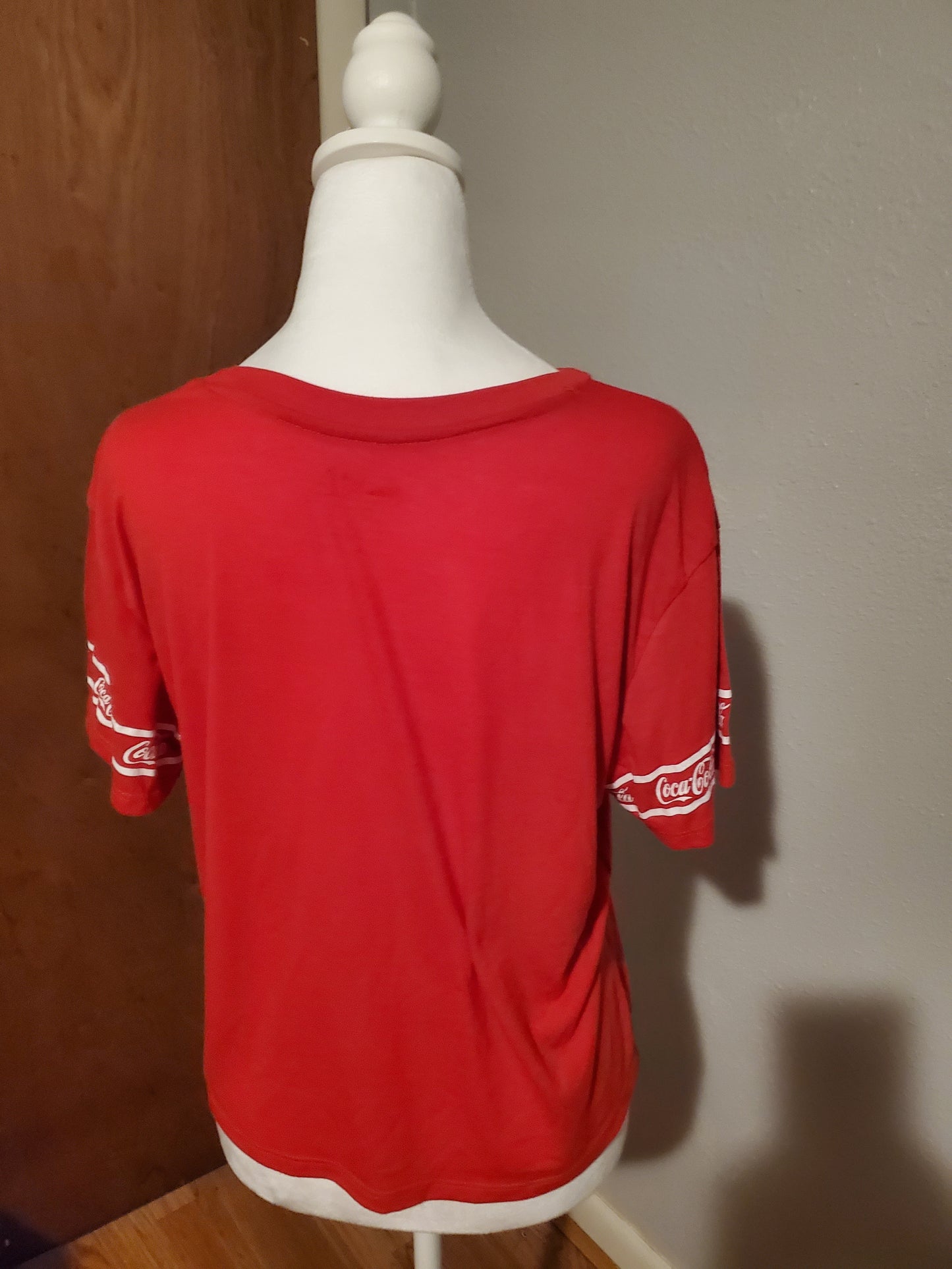 Red Cropped Coca-Cola T-Shirt 25A