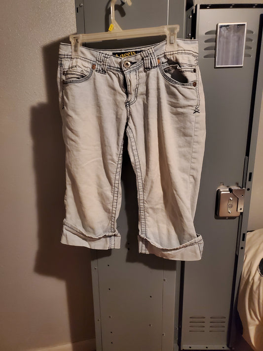 Angels Jean Capri Shorts 24C