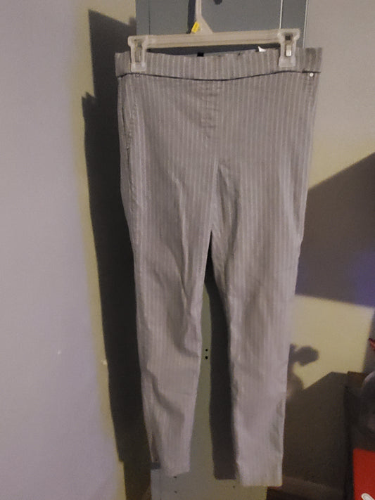 Gray Pin Stripped Dress Pants 28E