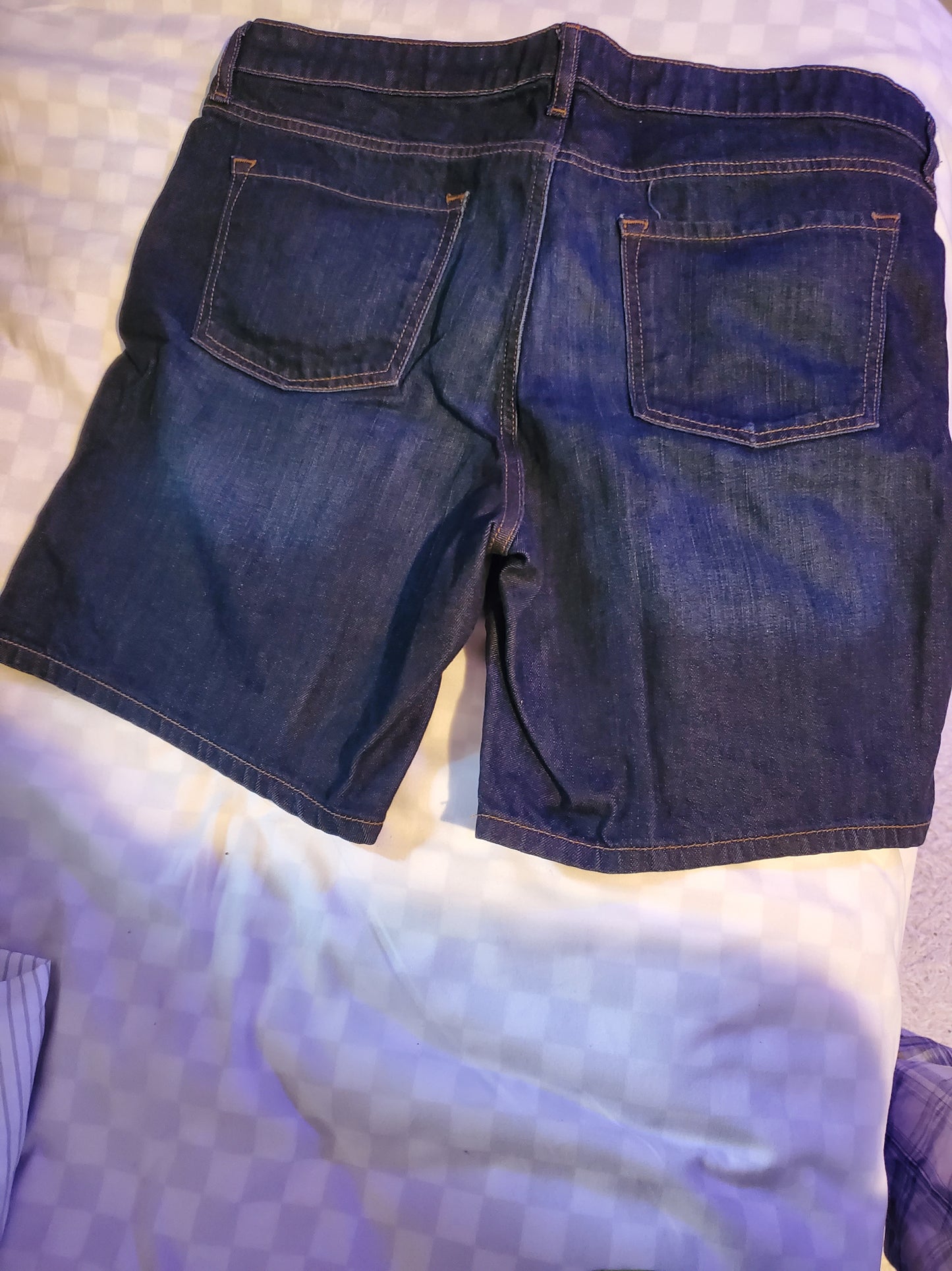 Dark Blue Demin Shorts 13C