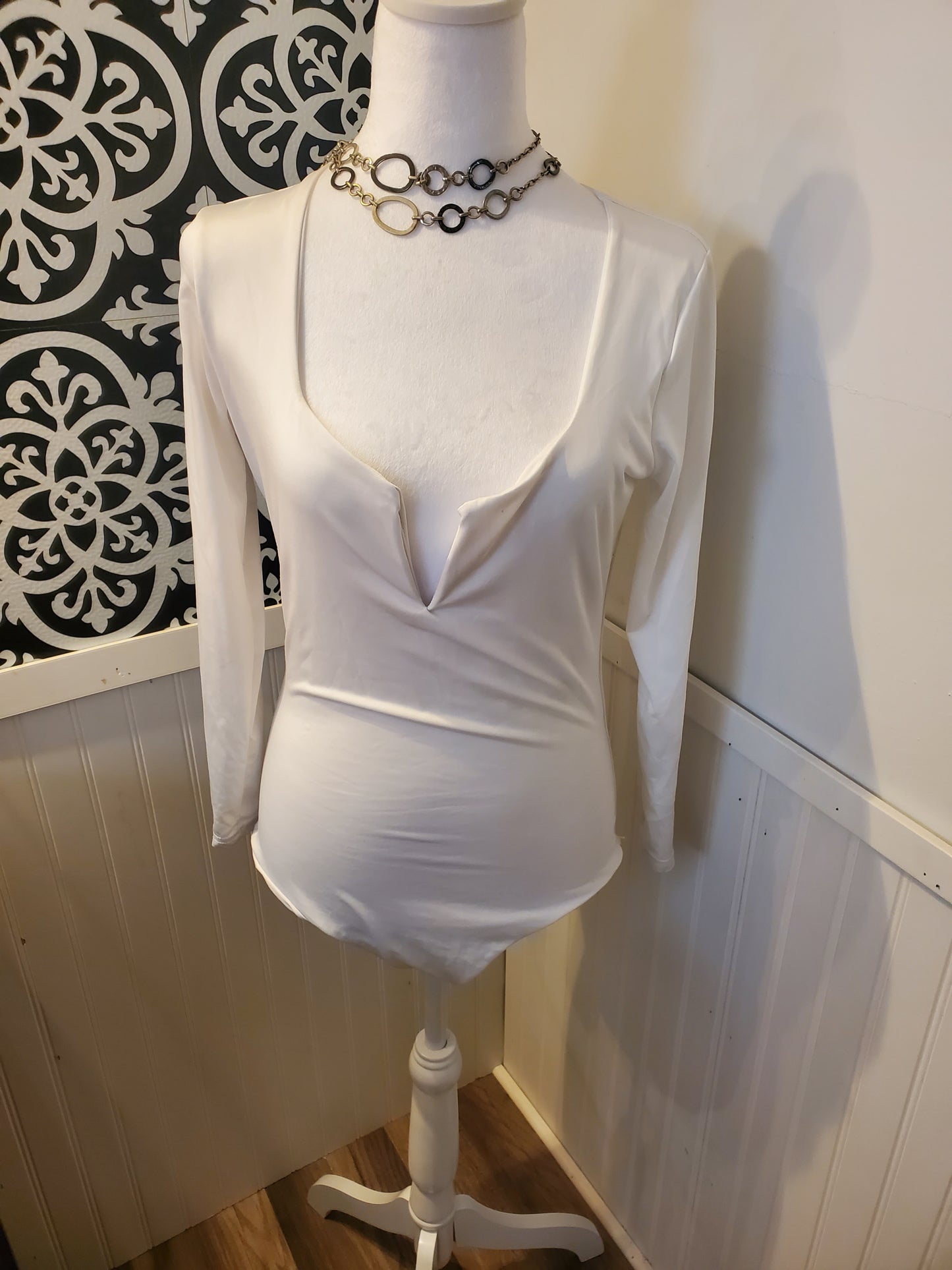 White Body Suit 13B (also available in black)