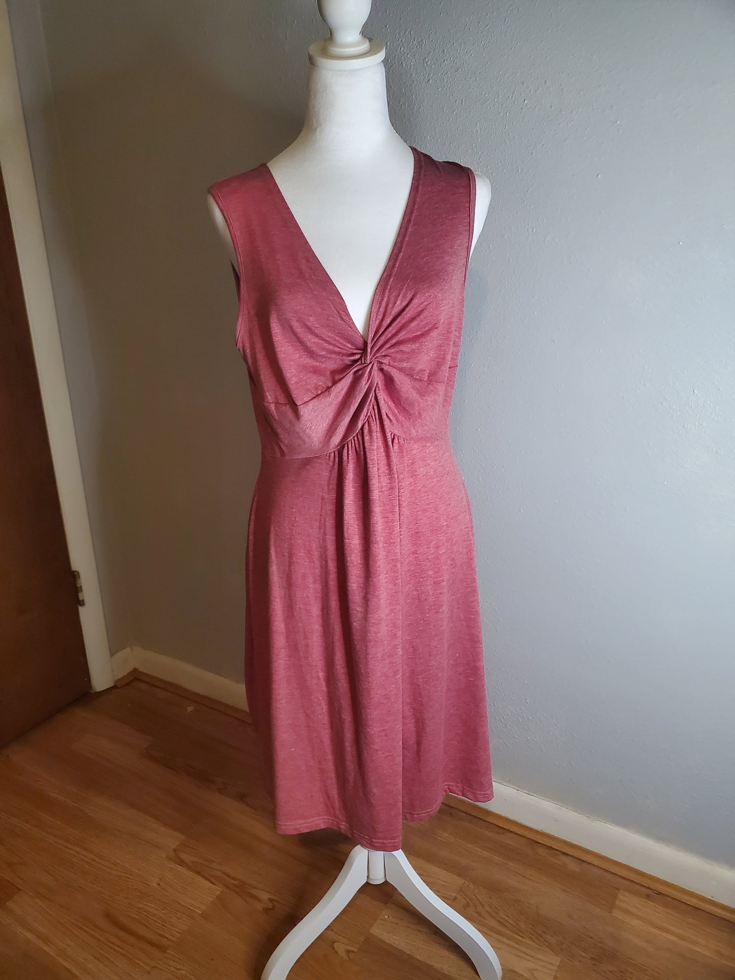 Spring Burgundy Tank Dress 11G  Size X-Large  Never Worn