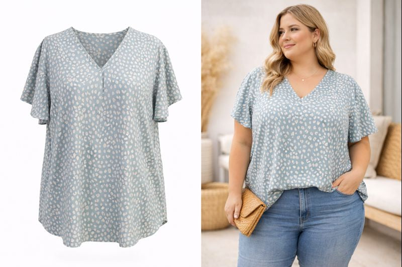 Pale blue/white spots 5B