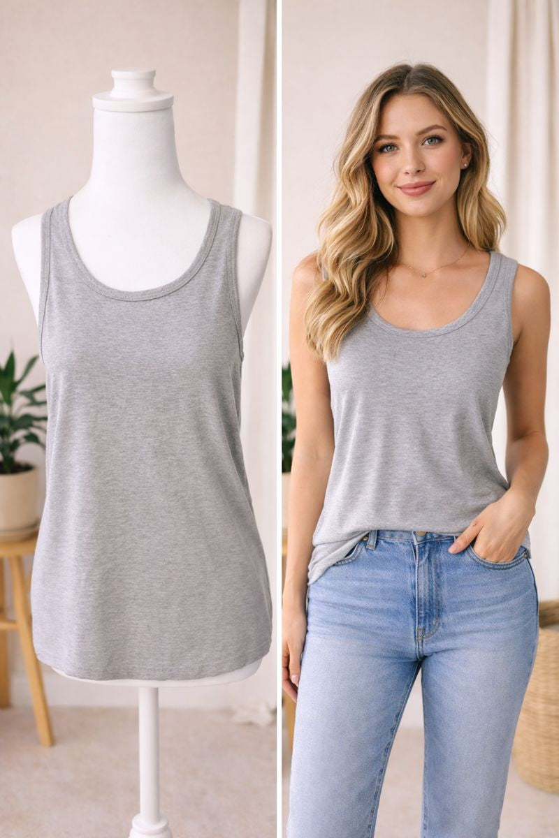 Gray Tank Top 32A