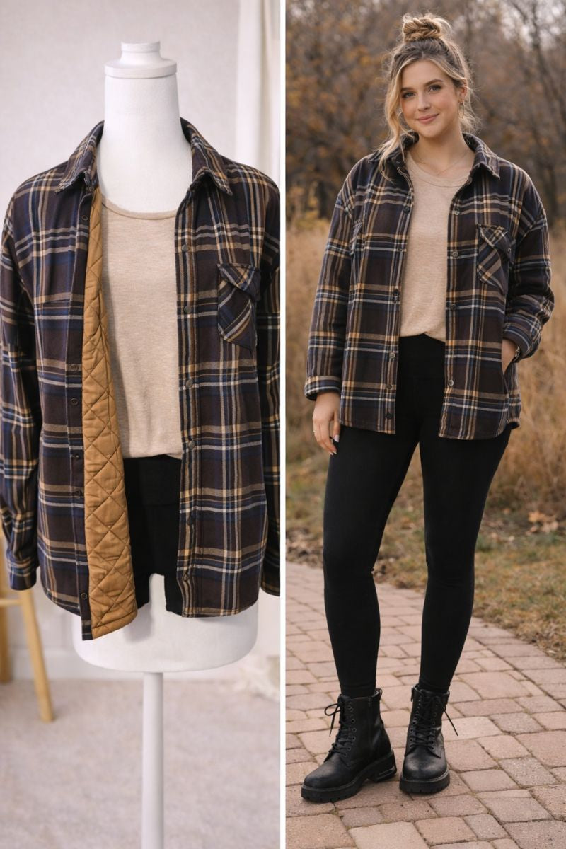Brown Flannel Shirt 19F