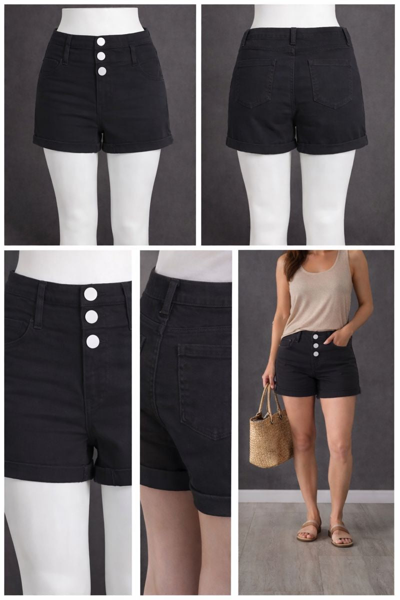 Black Jean Short 30C